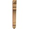 Ekena Millwork Olympic Arts & Crafts Rough Sawn Bracket, Western Red Cedar, 4"W x 22"D x 34"H BKT04X22X34OLY03RWR - alternate 4